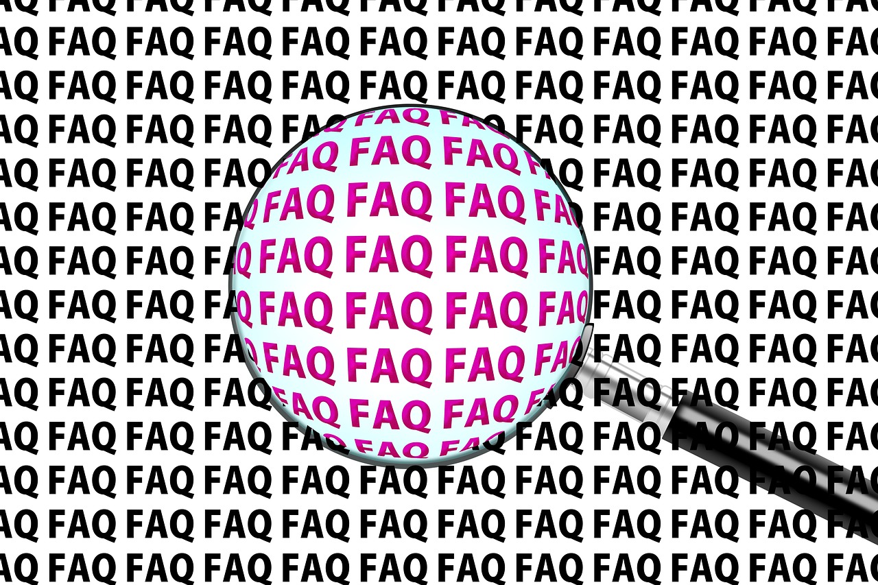 faq, ask, often, help, support, problem solution, response, magnifying glass, magnification, request, question mark, faq, faq, faq, faq, faq